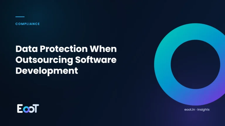 Data protection when outsourcing software development to India