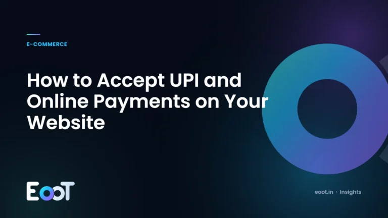 How to accept UPI payments and online payments on your website